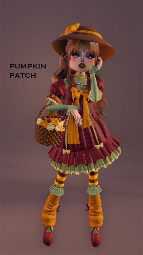 Dress To Impress Pumpkin Patch Fallautumn Picnic Halloween In 2024