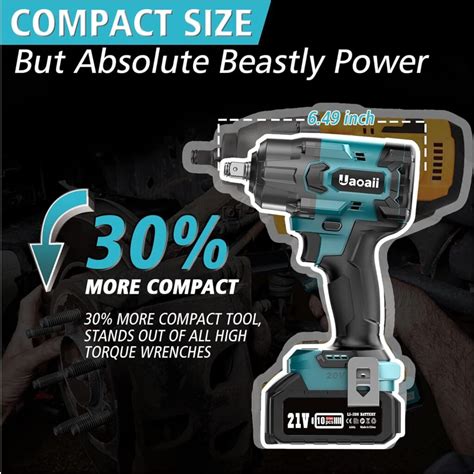 Uaoaii Nm Ft Lbs Cordless Impact Wrench Review Best Tool Reviews