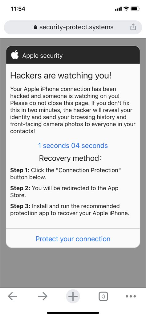 IPhone Pop Up Message Says I Ve Been Hack Apple Community