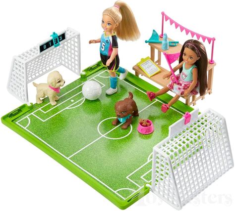 20182019 Barbie Soccer Playset Doll Chelsea Doll Ghk37 Toy Sisters