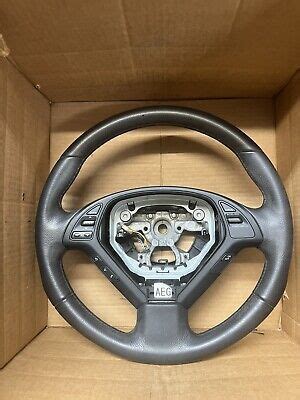 2008 2012 INFINITI G37 STEERING WHEEL Grey LEATHER W AUDIO CRUISE