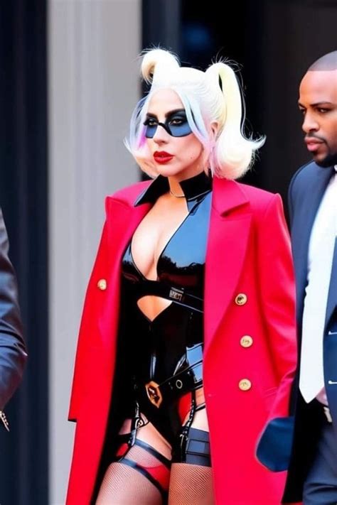 Se filtran primeras imágenes de Lady Gaga como Harley Quinn y fans