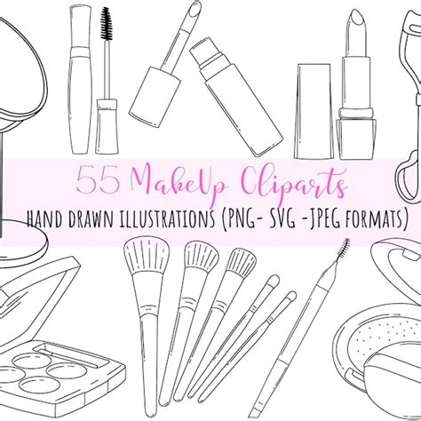 Makeup Clipart Etsy