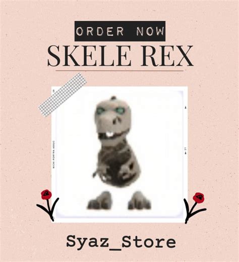 Beli Item Adopt Me ROBLOX Adopt Me Pet Skele Rex Legendary