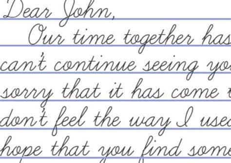 Write Your Dear John Letter For You By Kaylorin