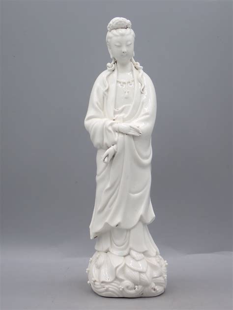 Beeldje Fine Blanc De Chine Statuette Of Guanyin Porselein Catawiki