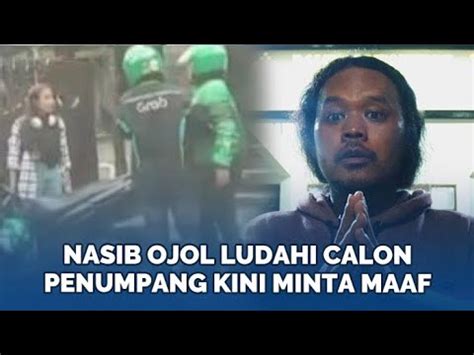 Nasib Driver Ojol Ludahi Calon Penumpang Wanita Gegara Kesal Pesanan