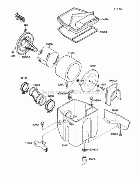 Kawasaki Bayou 220 Carburetor Hose Diagram - General Wiring Diagram