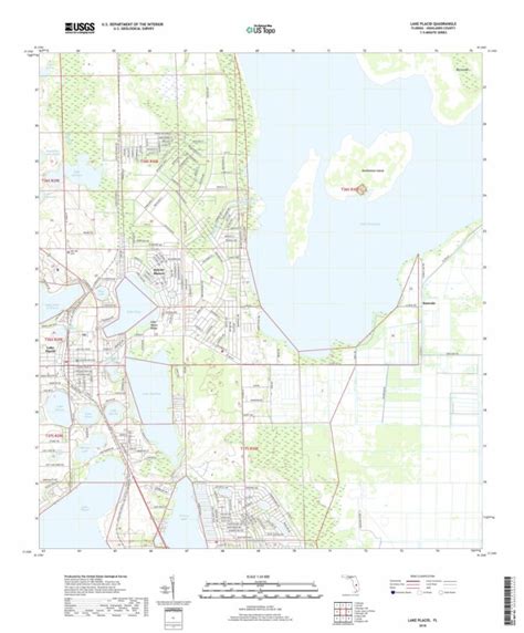 Mytopo Lake Placid, Florida Usgs Quad Topo Map - Lake Placid Florida ...