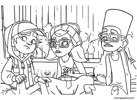 17 Subway Surfers Coloring Pages ColoringPagesOnly