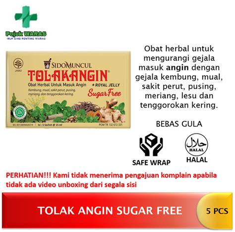 Promo Tolak Angin Bebas Gula Sugar Free Box Isi Pcs Jakarta