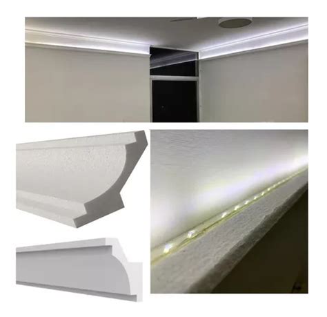 Rodateto Mts Moldura Isopor Sanca Led Moldura Led