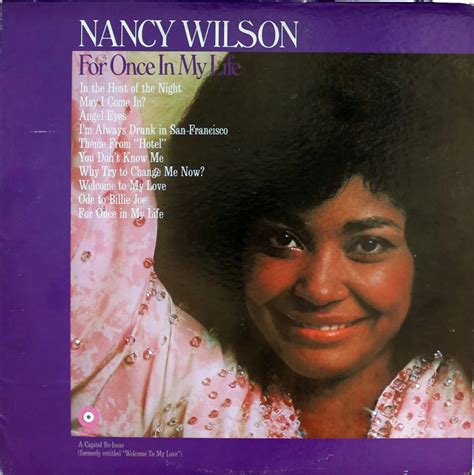 Nancy Wilson Vinyl 12 Jun 18 1994 At Wolfgangs