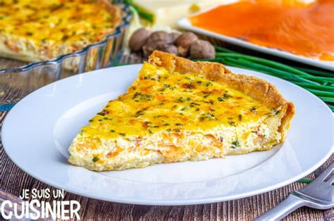 Recette de quiche à la truite fumée