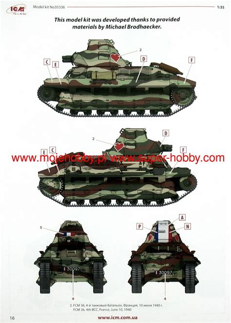 FCM 36 WWII French Light Tank ICM 35336