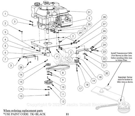 Swisher Pull Behind Mower Parts Diagram