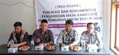 Panwaslu Kecamatan Pagaden Barat Gelar Pengawasan Tahapan Kampanye