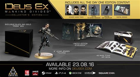 Deus Ex Mankind Divideds New Trailer And Collectors Edition Are Awesome