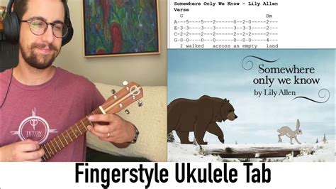 Somewhere Only We Know Lily Allen Fingerstyle Ukulele Youtube