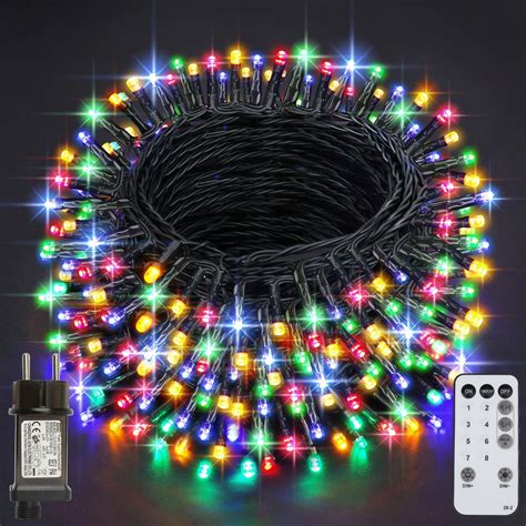 Realky Luci Albero Di Natale 38 2M 320 LED Luci Natalizie Da Esterno