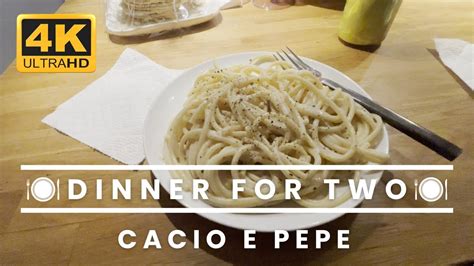 Dinner For Two At Home Cacio E Pepe Pov Cooking To Lofi Beats In 4k Dining And Cooking