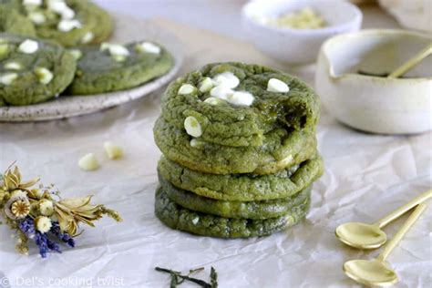 Cookies Au Th Matcha Et P Pites De Chocolat Blanc Del S Cooking Twist