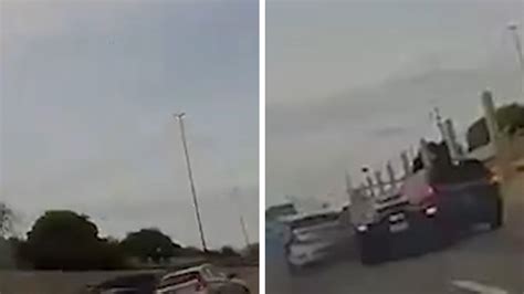 Video Dashcam Footage Shows Multi Vehicle Collision Allegedly