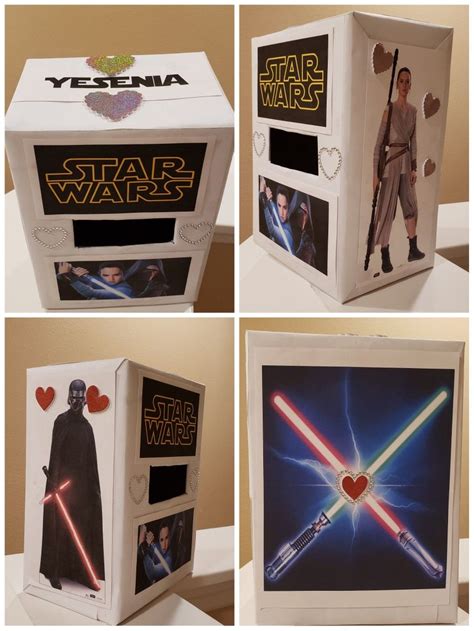 Valentine Box Card Box Star Wars Stars Home Decor Decoration Home Room Decor Sterne Starwars