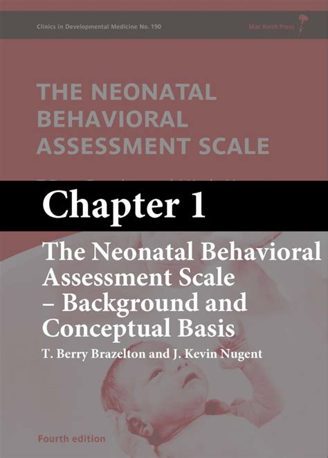 Neonatal Behavioral Assessment Scale 4th Edition Chapter 1