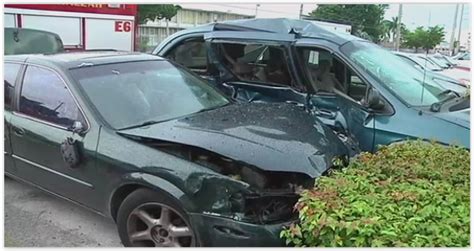 Conductor Provoca Accidente Múltiple En Hialeah