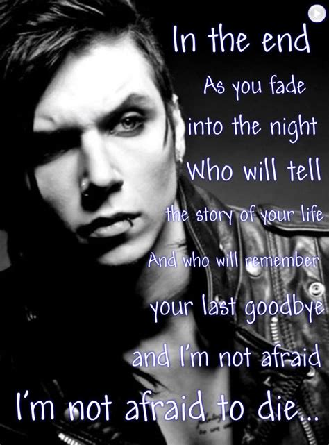 Andy Biersack In The End Lyrics