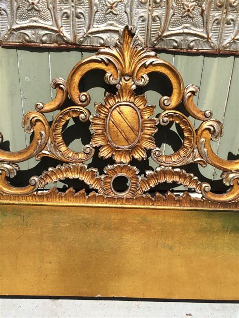 Hollywood Regency Carved Gilt King Headboard At 1stdibs Hollywood