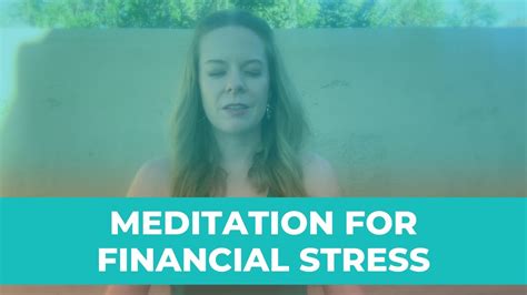 Meditation For Financial Stress Youtube