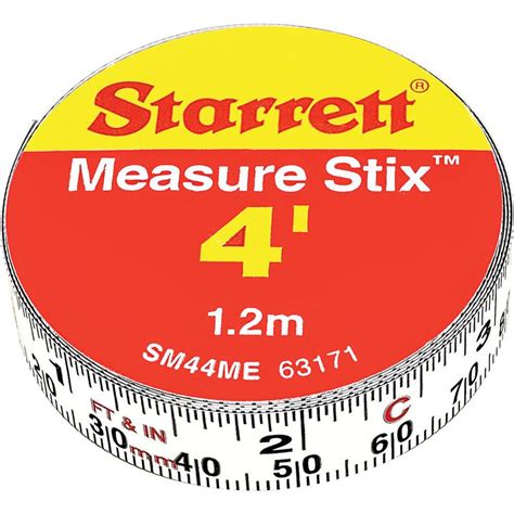 Starrett 4 Ft Long X 12 Inch Wide 116 Inch Graduation White