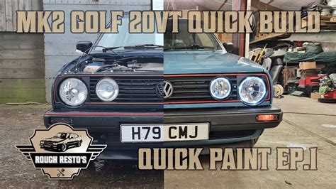 How Quick Can I Paint My Mk2 Golf 20vt Ep 1 Lets Strip Youtube