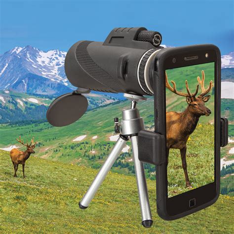 Monocular Telescope For Cell Phone With Tripod