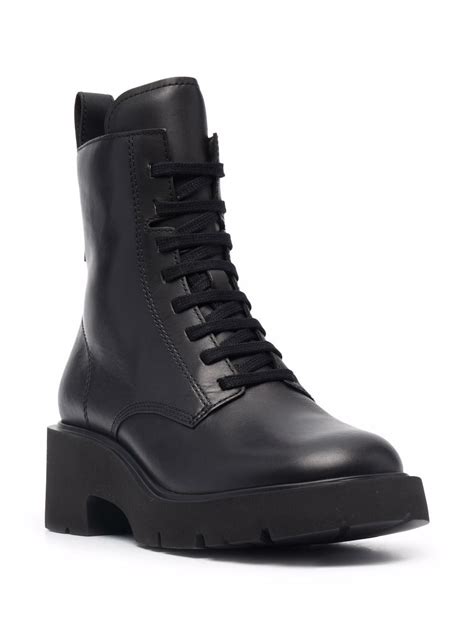 Camper Milah Lace Up Boots Black Farfetch Hk