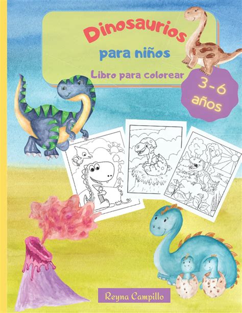 Buy Dinosaurios Para Ni Os Libro Para Colorear Un Divertido Libro