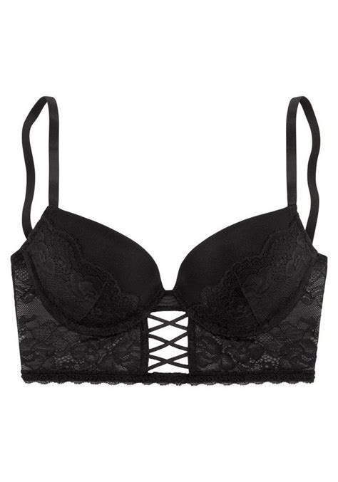 Lascana Push Up Bh In Bustier Form Mit Herausnehmbaren Kissen Online