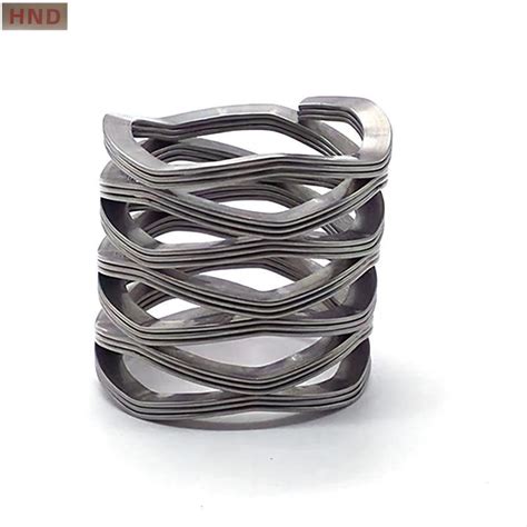 Multiturn Wave Springs For Bearing Carbon Stainless Steel Size Mm