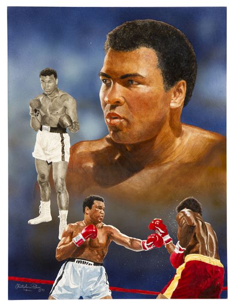 Lot Detail - Original Muhammad Ali Artwork for Legends Magazine Cover