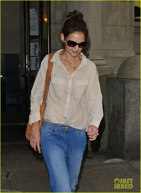 Katie Holmes Sheer Shirt Stunner Photo 2676902 Katie Holmes