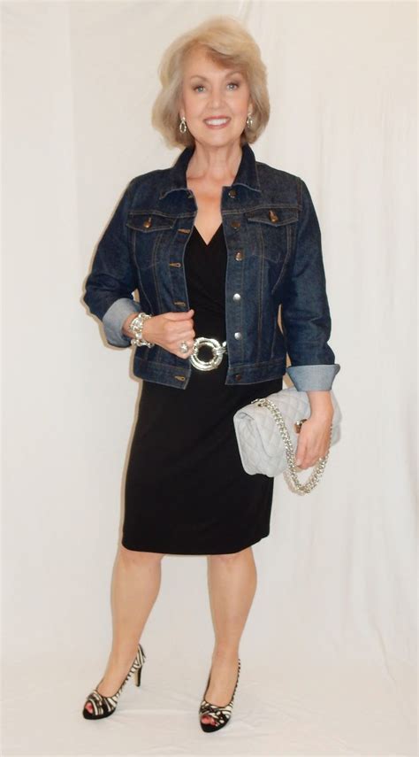 Fifty Not Frumpy The Versatile Jean Jacket Here I Paired The Jacket