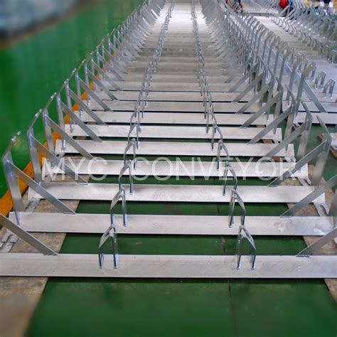 3 Roll Inline Trough Idler Frame For Belt Conveyor China Carrying