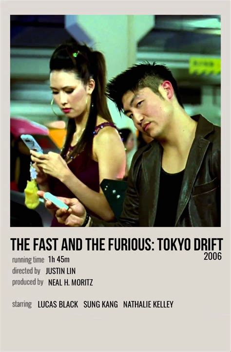 Minimal Polaroid Movie Poster For The Fast And The Furious Tokyo Drift