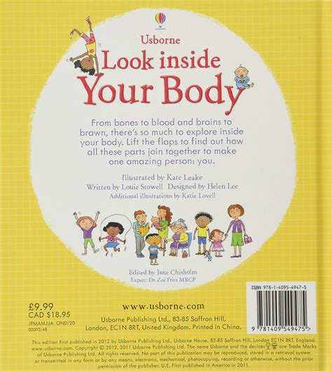 Look Inside Your Body By Louie Stowell 9781409549475 Booktopia