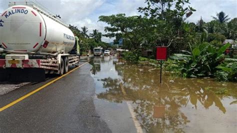 Banjir Yang Merendam Dua Desa Di Tabalong Kalsel Berangsur Surut