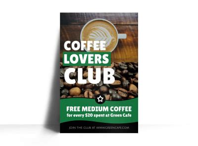 Coffee Shop Poster Templates Mycreativeshop