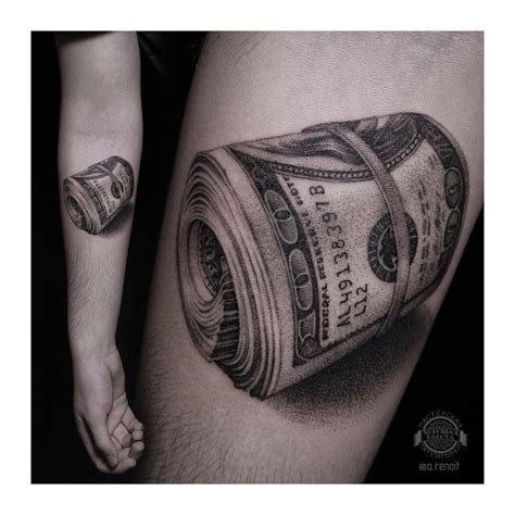 Tattoo money, tattoo dollars, тату доллары, тату баксы | Тату, Маори ...