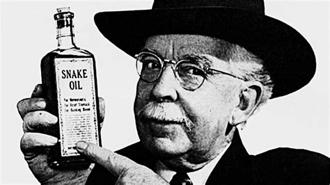 A Voodoo Society Of Snake Oil Salesmen And Your Ticket Of Hope Prof